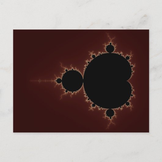 Mandelbrot Set 08 - Fraktal Postkarte (Vorderseite)