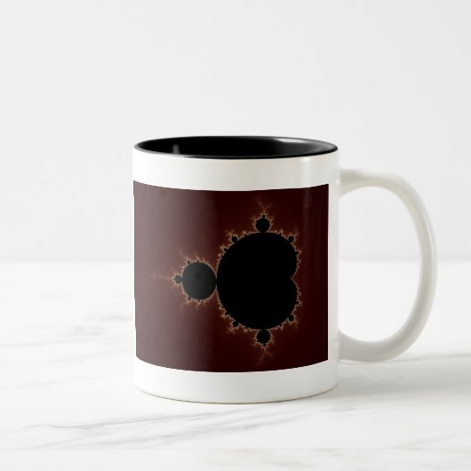 Mandelbrot Set 08 - Fraktal Zweifarbige Tasse (Rechts)