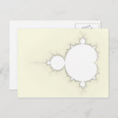 Mandelbrot Set 09 - Fraktal Postkarte (Vorne/Hinten)