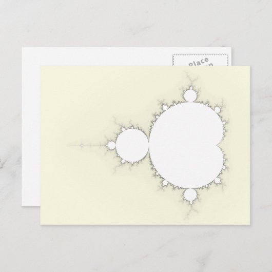 Mandelbrot Set 09 - Fraktal Postkarte (Vorne/Hinten)
