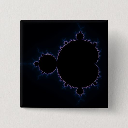 Mandelbrot-Set 10 Button (Vorderseite)