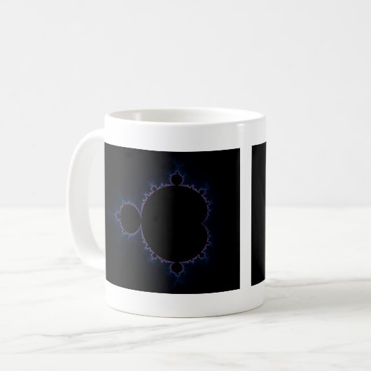 Mandelbrot-Set 10 Kaffeetasse (Vorderseite Links)