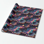 Mandelbrot Set 3D Wrapping Paper für Mathe-Liebhab Geschenkpapier (Ungerollt)