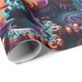 Mandelbrot Set 3D Wrapping Paper für Mathe-Liebhab Geschenkpapier (Rolleneckpunkt)