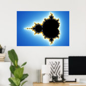 Mandelbrot Set 78x52 Poster (Heimbüro)