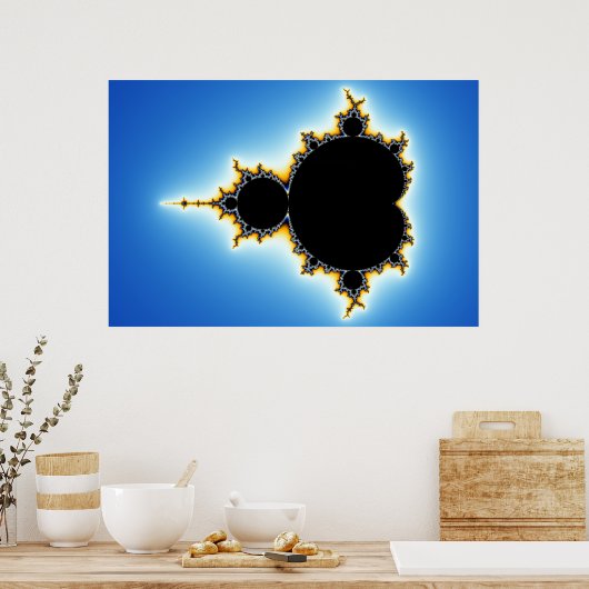 Mandelbrot Set 78x52 Poster (Küche)
