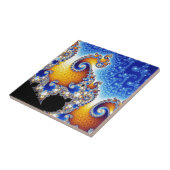 Mandelbrot Set-doppeltes gewundenes Fliese (Seite)