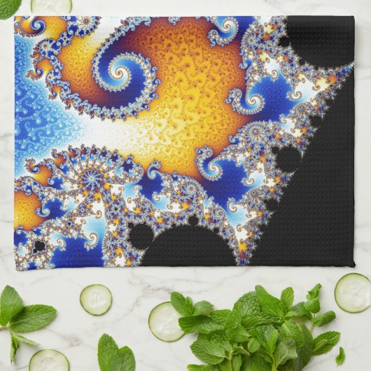 Mandelbrot Set-doppeltes gewundenes Handtuch (Gefaltet)