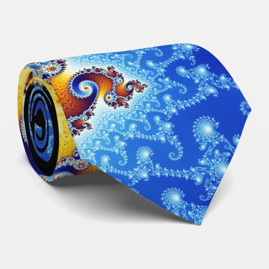 Mandelbrot Set-doppeltes gewundenes Krawatte (Gerollt)