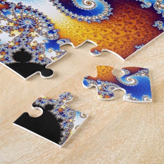 Mandelbrot Set-doppeltes gewundenes Puzzle (Seite)