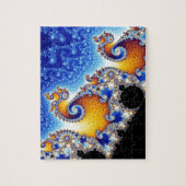 Mandelbrot Set-doppeltes gewundenes Puzzle (Vertikal)