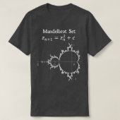 Mandelbrot Set Fraktal Chaos Theory Mathe Physik D T-Shirt (Design vorne)