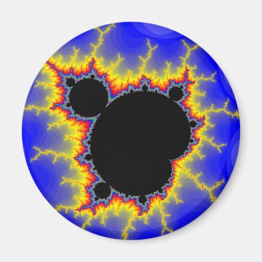 Mandelbrot Set Fraktal Magnet (Vorne)
