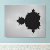 Mandelbrot Set Fraktal Shape Leinwanddruck (Insitu (Holzboden))