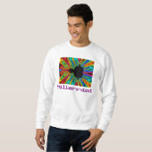 Mandelbrot Set-Grafik Sweatshirt (Vorne ganz)
