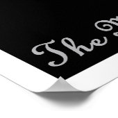 Mandelbrot Set (Negative) Poster (Ecke)