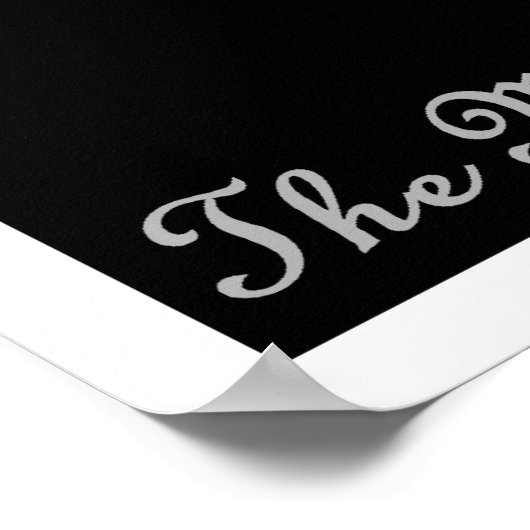 Mandelbrot Set (Negative) Poster (Ecke)