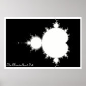 Mandelbrot Set (Negative) Poster (Vorne)