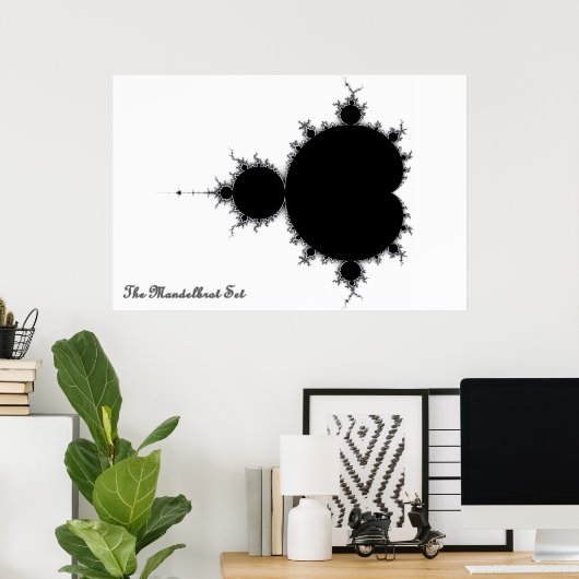 Mandelbrot Set Poster (Heimbüro)