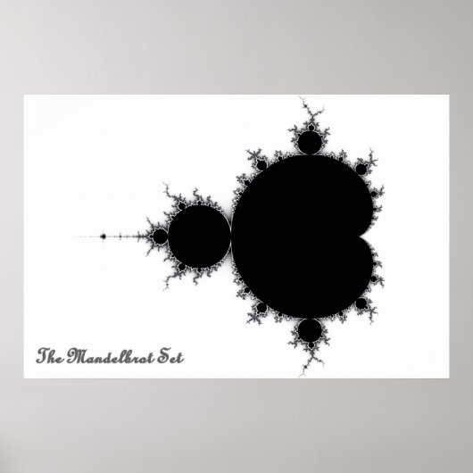 Mandelbrot Set Poster (Vorne)