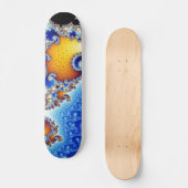 Mandelbrot Set Satellite Double Spiral Fraktal Skateboard (Vorderseite)