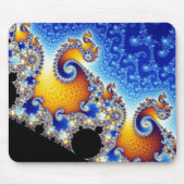 Mandelbrot Set Zwei-dimensionale Fraktal-Form Mousepad (Vorne)