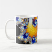 Mandelbrot Set-zweidimensionale Fraktal-Form Kaffeetasse (Links)