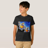 Mandelbrot Set-zweidimensionale Fraktal-Form T-Shirt (Vorne ganz)