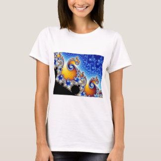 Mandelbrot Set-zweidimensionale Fraktal-Form T-Shirt