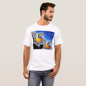 Mandelbrot Set-zweidimensionale Fraktal-Form T-Shirt (Vorne ganz)