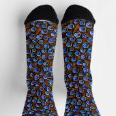 "Mandelbrot Socken" Socken (Oben)