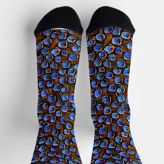 "Mandelbrot Socken" Socken (Oben)