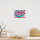 Mandelbrot Spiral Poster (Küche)