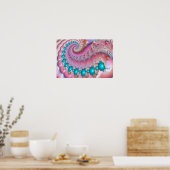 Mandelbrot Spiral Poster (Küche)