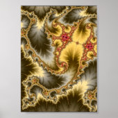 Mandelbrot Spiral Poster (Vorne)