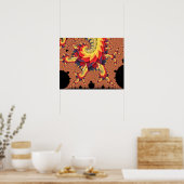 Mandelbrot-Spiralen Poster (Küche)