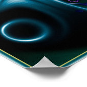 Mandelbrot Star Fraktal Poster (Ecke)