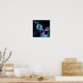 Mandelbrot Star Fraktal Poster (Küche)