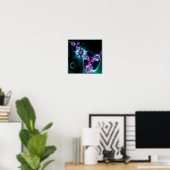 Mandelbrot Star Fraktal Poster (Heimbüro)