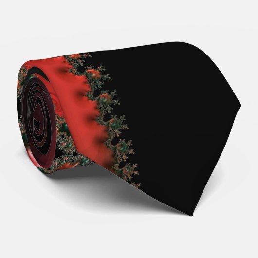 Mandelbrot Zip Krawatte (Gerollt)