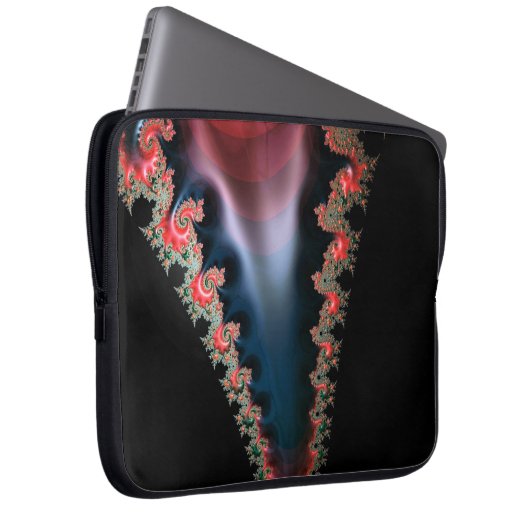 Mandelbrot Zip Laptop Sleeve (Vorne Rechts)