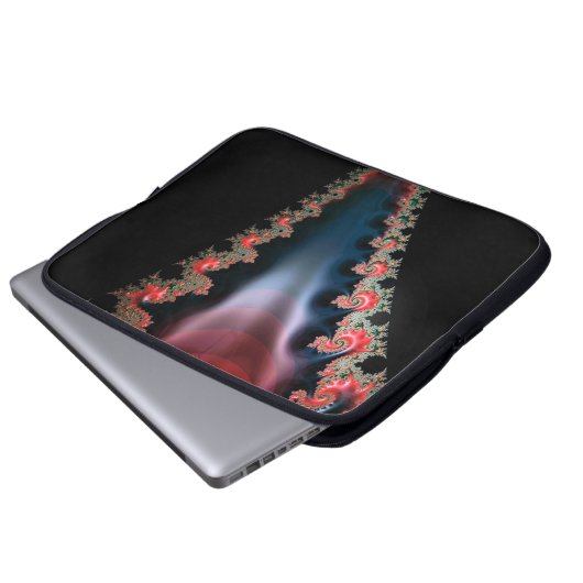 Mandelbrot Zip Laptop Sleeve (Vorne Knopf)