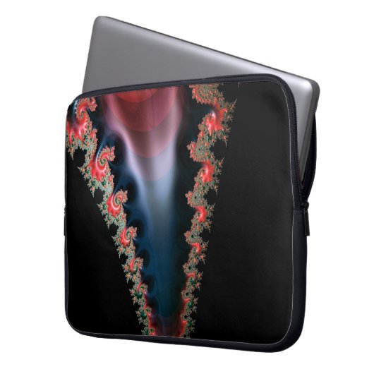 Mandelbrot Zip Laptop Sleeve (Vorderseite Links)