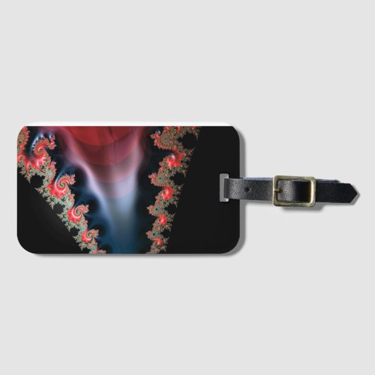 Mandelbrot Zip Luggage Tag Gepäckanhänger (Vorderseite (Horizontal))