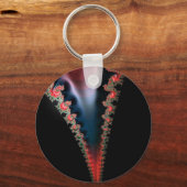 Mandelbrot Zip Schlüsselanhänger (Vorderseite)
