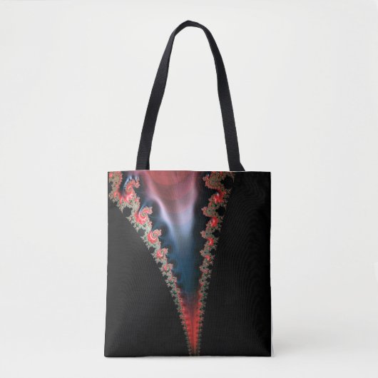 Mandelbrot Zip Tote Bag Tasche (Vorderseite)