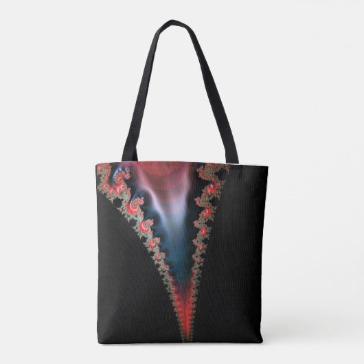Mandelbrot Zip Tote Bag Tasche (Rückseite)