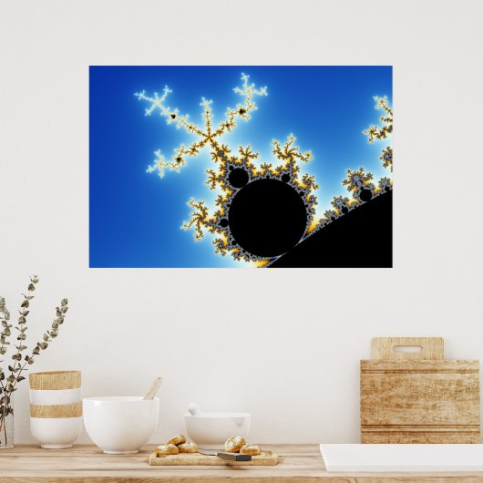 Mandelbrot Zoom A01 Poster (Küche)