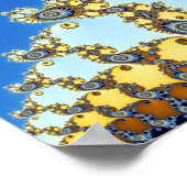 Mandelbrot Zoom C05 Poster (Ecke)
