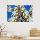 Mandelbrot Zoom C05 Poster (Küche)
